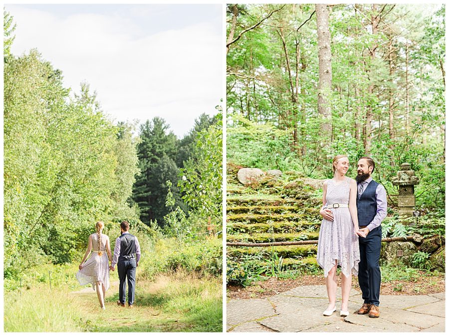 Tower Hill Engagement Session Mossy Steps
