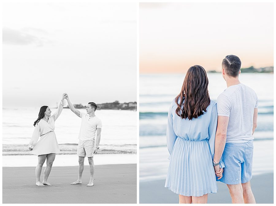 New England Beach Engagement Session
