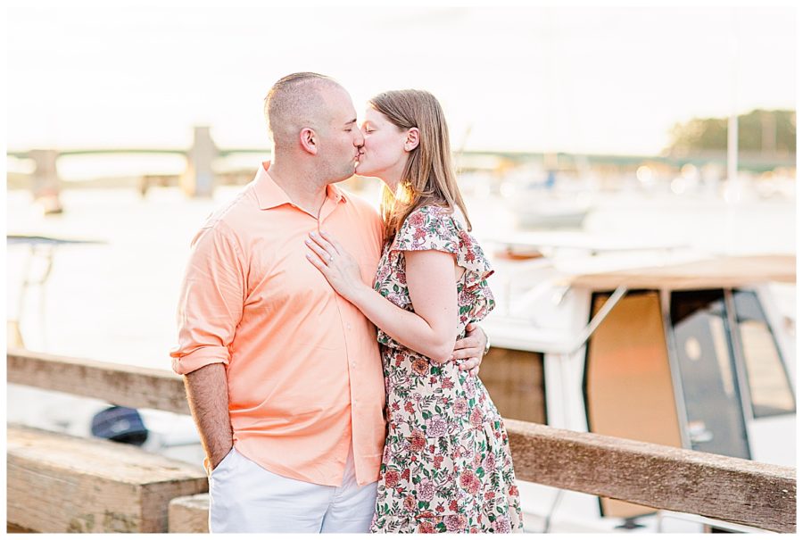 Engagement session by the water Newburyport