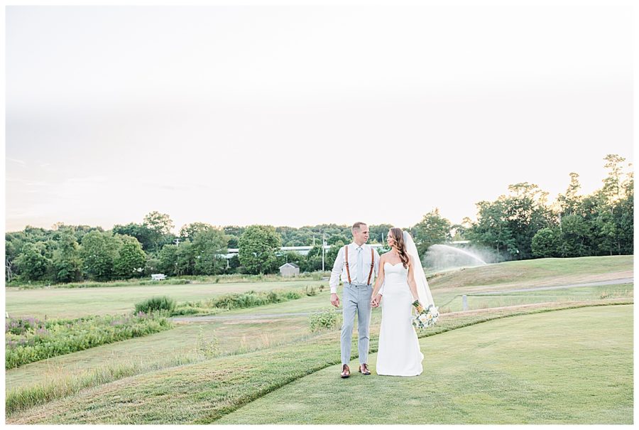 Sunset golf course pictures Boston wedding photographer