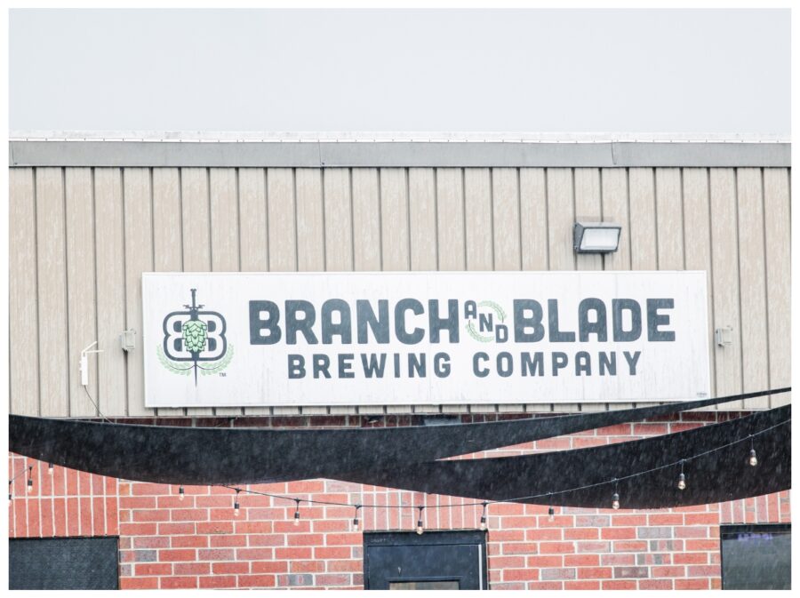 Branch and Blade Brewing Company sign 