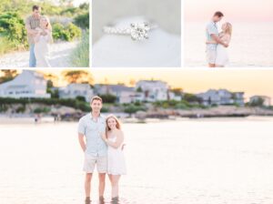Wingaersheek Beach Engagement session in Gloucester, MA