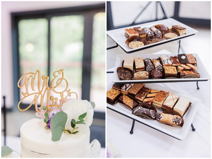wedding cake and desserts 