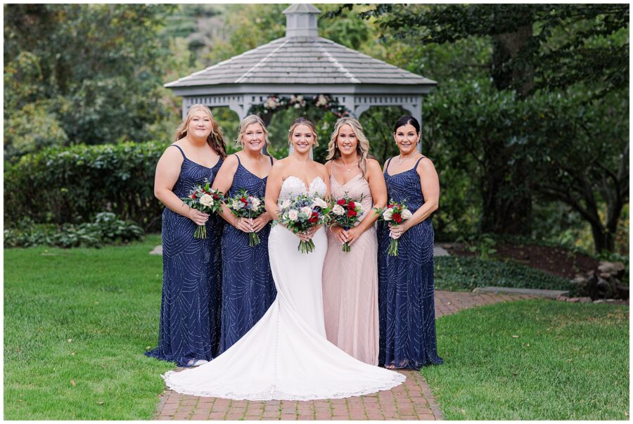 Bridal party The Coonamessett wedding