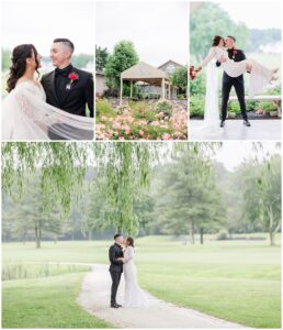 Collage of images representing a Cape Club of Sharon Wedding