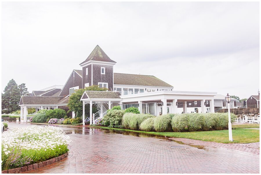 Wychmere Beach Club exterior in Harwichport, MA, Cape Cod.